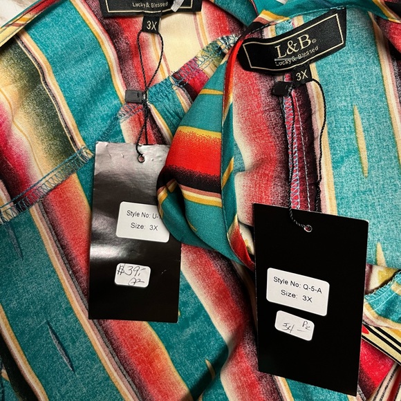 Lucky & Blessed • Size 3X • Boho • Dress/Cardigan Vest Set • Multi-Colors - Picture 12 of 16